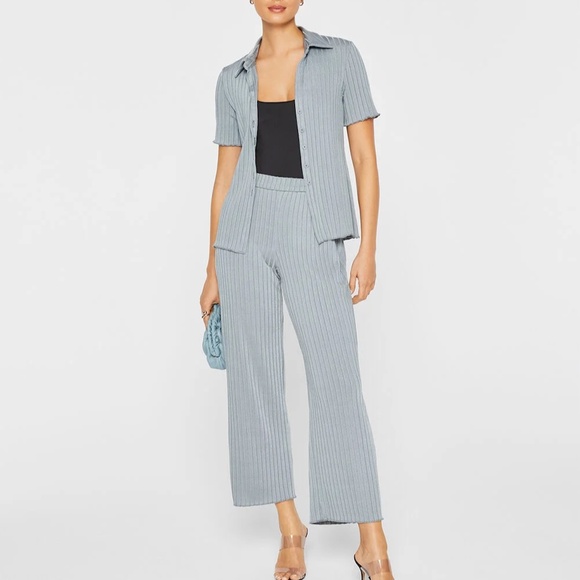 Wide Rib Pants - New With Tags - NEVER WORN - 278 - Slate Blue